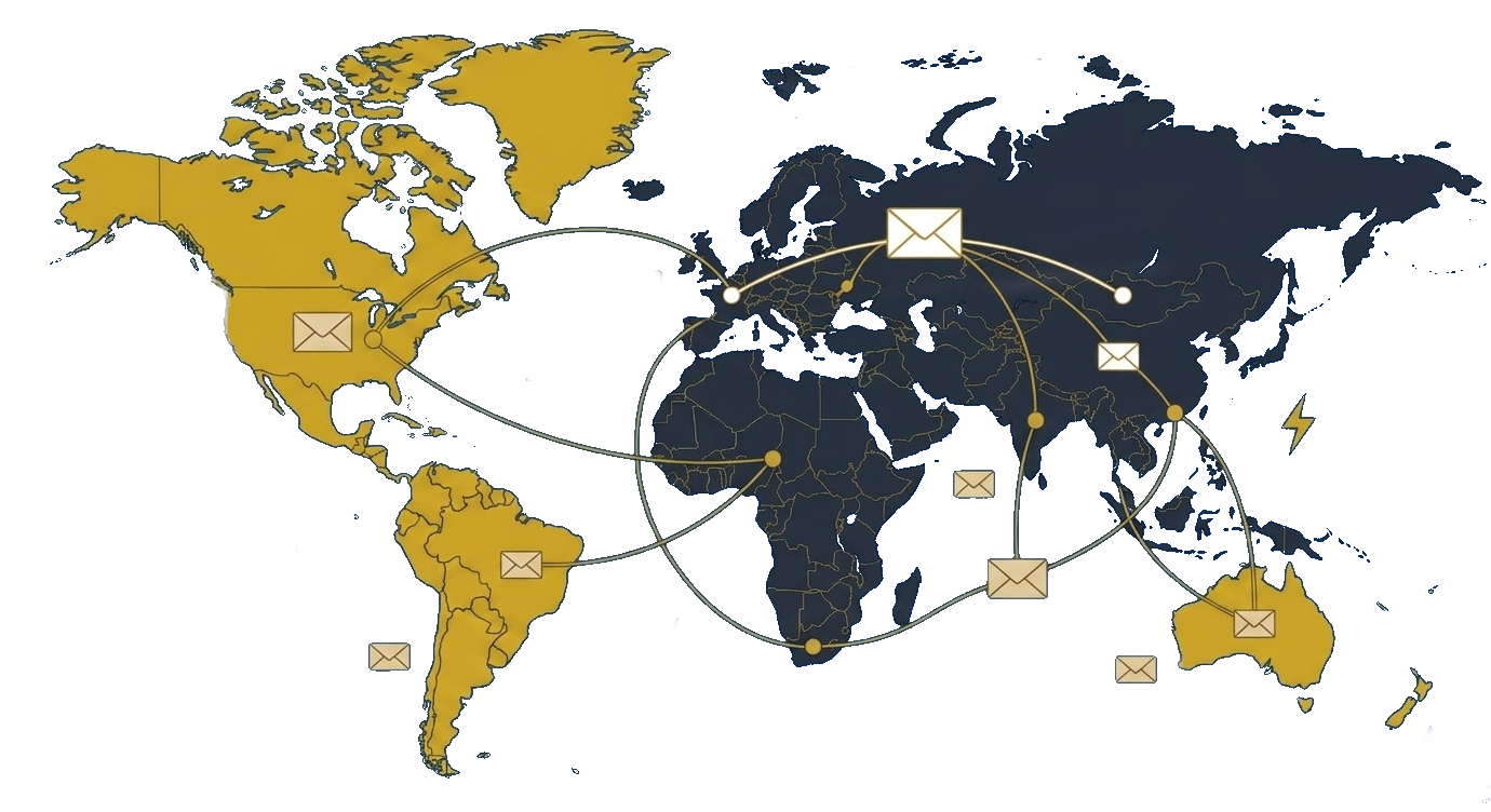 Global email delivery network